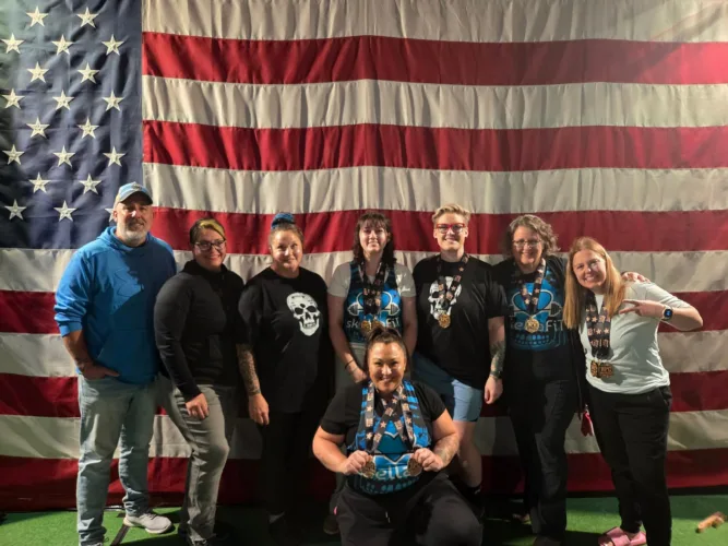 Team SkellaFit powerlifting earns 10 gold medals